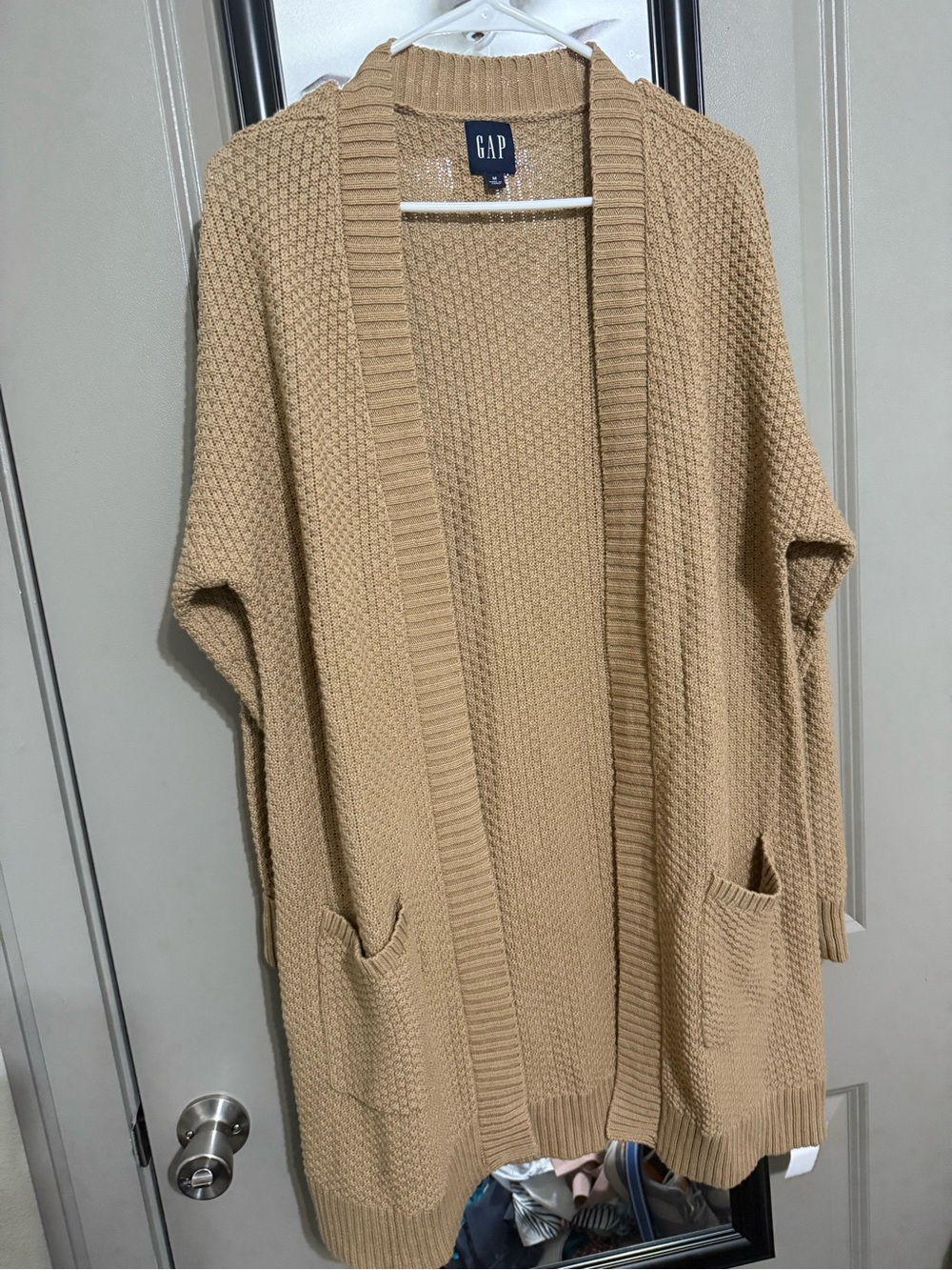 GAP Women's Open-Front Long Cardigan Sweater